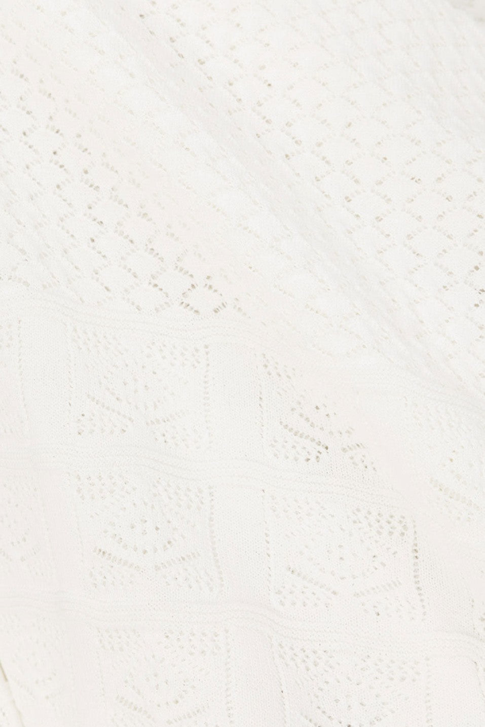White maxi dress with a round neckline, side view