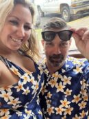 Tropical Blue Floral Hawaiian Shirt - Premium Plumeria Print Aloha Shirt